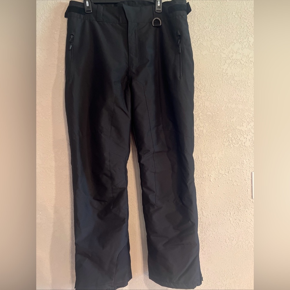 Rawik Outdoor Ski/Snow Pants size Large Adjustable Waist Zip Pockets Lined